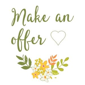 Please feel free to make an offer ♡